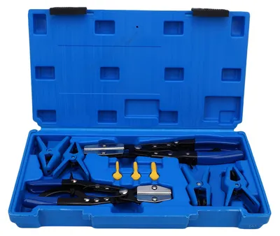 Produktbild von Schlauch- und Flüssigkeitsstopper-Set, tragbar, 8 Zoll/10 Zoll, Kraftstoffleitungs-Klemmenzange und Leitungsstopper-Set für Autos und Motorräder