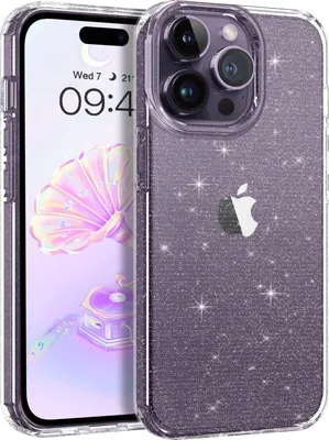 Obrázok produktu pre Puzdro pre Apple iPhone 14 Pro Max, priehľadné, s lesklou zadnou stranou