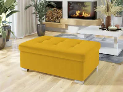 Obrázek produktu pro Taburetka do obýváku NELLI 2 - žlutá 2