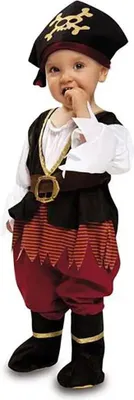 Produktbild von Mom Baby Piratenmädchen Kostüm Rot 7-12 Months Rot 7-12 Months