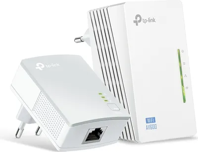 Immagine prodotto di TP-LINK | Kit adattatore Powerline | TL-WPA4220 KIT | 10/100 Mbit/s | Porte LAN Ethernet (RJ-45) 2 | 802.11n | 2.4GHz | Velocità dati Wi-Fi (max.) 300 Mbit/s