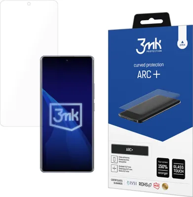 Immagine prodotto di 3mk Arc+ Pellicola Protettiva per Xiaomi Redmi Note 14 Pro KP39704