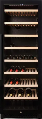 Produktbild von SARO Weinlagerschrank für 163 Flaschen, Modell WK 162 Weinkühlschrank, Weinschrank, Weinklimaschrank, Holzroste, Glastür, Weinflaschen, Restaurant, Bistro, Trattoria, Getränke, Lagern, Präsentieren