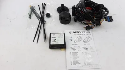 Image de Kit électrique pour attelage de remorque, compatible avec les véhicules Renault, référence OE 8201149578