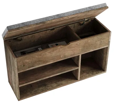 Produktbild von Schuhbank – Schuhregal – Schuhschrank – Schuhaufbewahrungsbox – Halbank – Modernes Design