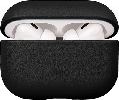 Obrázek produktu pro Etui Uniq Terra Pravá kůže Na Airpods Pro 2 - Czarne
