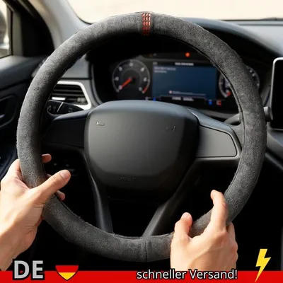 Produktbild von Auto Lenkrad Abdeckungen RindsLEDer WildLEDer Abdeckung Wrap Universal 37-38