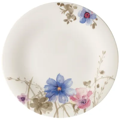 Produktbild von Villeroy & Boch Mariefleur Gris Basic, Frühstücksteller, Rund, Porzellan, Mehrfarbig, Mariefleur Gris Basic, 21 cm