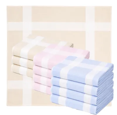Produktbild von Betz 12 Stück Damen Stoff Taschentücher Paloma 2 Größe 32x32 cm 100% Baumwolle Dessin 08