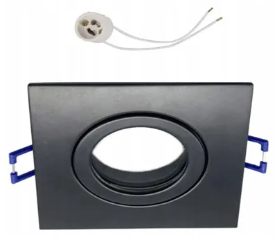 Productafbeelding van Bowi Inbouwspot, vierkant, GU10, IP54, zwart