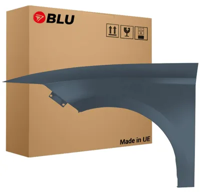 Productafbeelding van BLU Spatbord geschikt voor Seat Leon III 3 5F LX7Z Links Zilver DelphinGrau | 2012-2020 | Voorzijde | Gelakt | Montageklaar