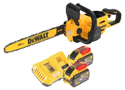 Immagine prodotto di DeWalt DCMCS 574 X2 Motosega a batteria 54 V FlexVolt 45 cm Brushless + 2x batteria 9,0 Ah + caricabatteria