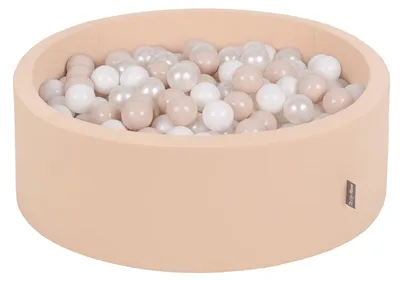 Produktbild von Ballenkorb - Rund - Durchmesser 90 cm - Aus Schaumstoff - Waschbare Hülle mit Reißverschluss