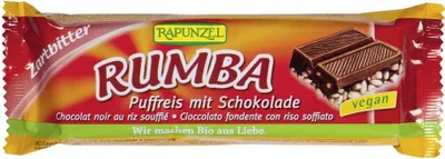 Produktbild von Rapunzel - Rumba Puffreisriegel Zartbitter - 50g