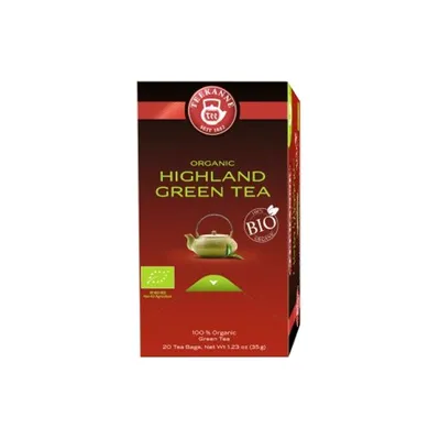 Produktbild von Teekanne Organic Green Tea erfrischend mild 20 Teebeutel 35g
