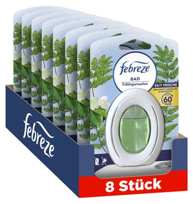 Produktbild von Febreze Bad Lufterfrischer Frühlingserwachen, 8 Stück