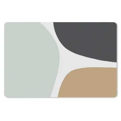 Produktbild von MuchoWow® Schreibtischunterlage Pastell - Minimalismus - Gestaltung 60x40 cm - XXL Mauspad - Großes Mauspad