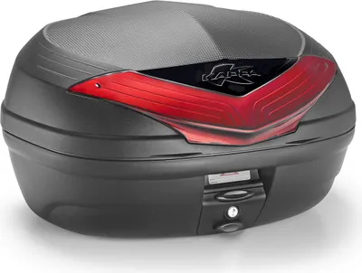 Image de KAPPA K466 URBAN monolock-topcase noir rouge 46L