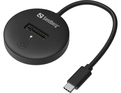 Obrázek produktu pro Sandberg USB 3.2 Dock for M.2+NVMe SSD, SSD, M.2, 4 TB, USB typu C, Černá, 10 Gbit/s