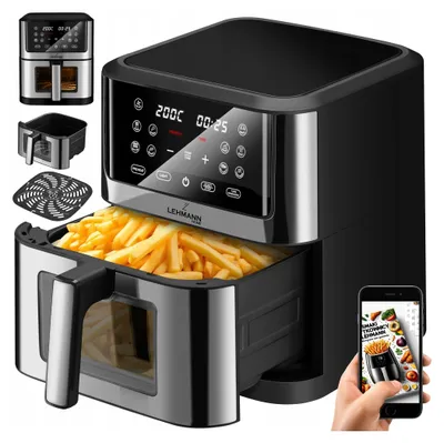 Produktbild von Fettfreie Luftfriteuse 8L 1800W 12 Programme Grosse Kapazität