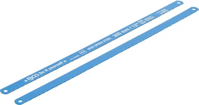 Image de BGS TECHNIC HSS Lames de scie à métaux 50335, 300 mm, 2 pièces