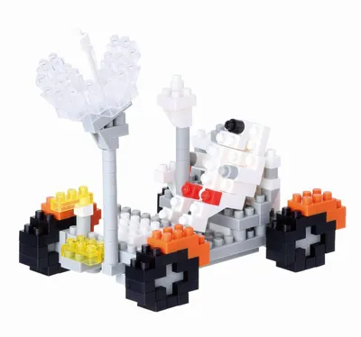 Productafbeelding van NANOBLOCK Maanrover, niveau 3. Modelbouw. Mini-bouwstenen. Bouwset