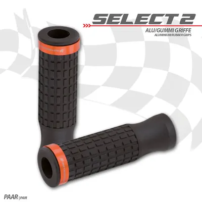 Produktbild von Griffgummiset Select2 7/8-22mm schwarz