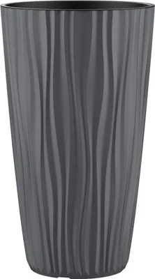 Produktbild von Gariella Blumenkübel mit Bewässerungssystem Anthrazit Ø 28 x H 49 cm