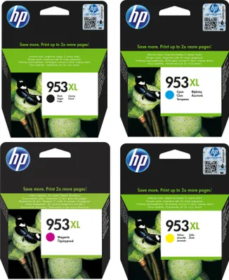 Immagine prodotto di HP 953XL Nero, Ciano, Magenta, Giallo originali in confezione multipla