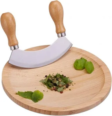 Produktbild von Einschneidiges Wiegenmesser mit Brett
