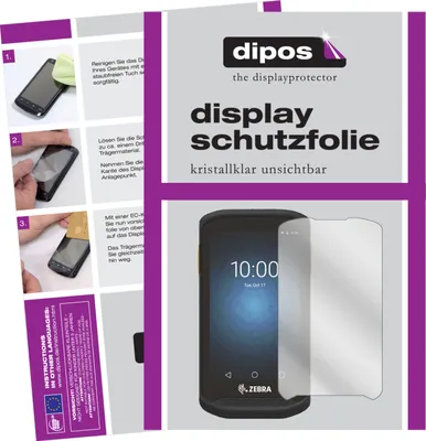 Produktbild von 2x Schutzfolie für Zebra TC20 klar Displayschutzfolie Folie Display Schutz dipos