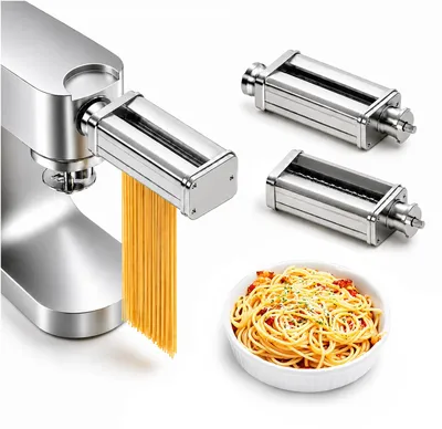 Produktbild von Nudelaufsatz für Kenwood – Pasta Roller, Spaghettischneider & Fettuccine