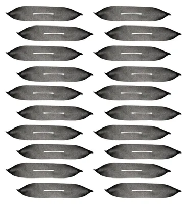 Produktbild von 50 Stück rutschfeste Schwammüberzüge für Kleiderbügel in Schwarz 38X7X03cm