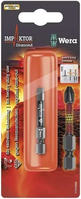 Produktbild von Wera 840/4 IMP DC SB SiS Hex bit 5 mm Tool steel alloyed, DLC coated F 6.3 1 pc(s)