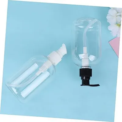 Produktbild von 4 nachfüllbare Lotionflaschen aus Kunststoff mit 350 ml für die Toilette