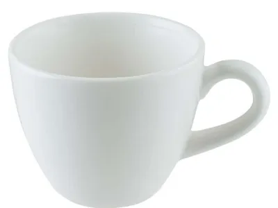 Imagen del producto de Matt White, tazas de cerámica, capacidad de 8 cl, juego de 6 unidades