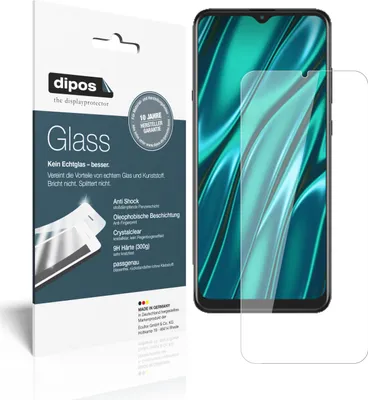 Produktbild von 2x Schutzfolie für HiSense King Kong 6 - Anti-Shock 9H Folie dipos Glass Kunststoffglas