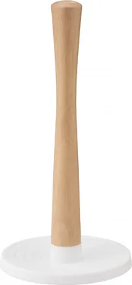 Produktbild von STELTON Küchenrollenhalter ROLL-IT weiß Halter Gummibaumholz Z00087