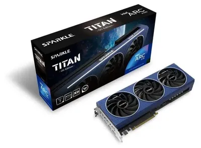 Produktbild von Sparkle Intel A750 Titan OC Triple Fan 8GB Intel VGA Card retail