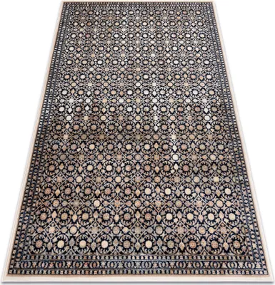 Produktbild von Teppich Wolle NAIN Ornament 1183/51033 dunkelblau / beige Blau 240x340 cm