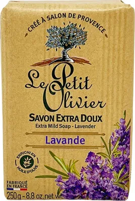 Produktbild von Le Petit Olivier Seife mit Lavendel – extra mild, 250g natürliche Pflege aus Frankreich
