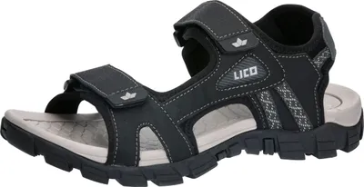 Produktbild von Lico Lealman V Sandalen in Übergrößen Schwarz [D2C]400122 große Herrenschuhe