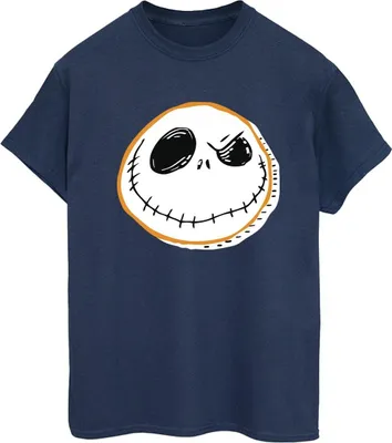 Produktbild von Disney - "The Nightmare Before Christmas" T-Shirt für Damen BI41694 (L) (Marineblau)