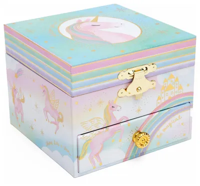 Produktbild von Giggle and Honey Schmuck Musikbox - magisches Einhorn - Schmuckkästchen