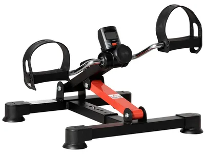 Immagine prodotto di HOMCOM Mini Cyclette per Riabilitazione con Altezza e Resistenza Regolabile e Display LCD, in Acciaio e ABS, Nera
