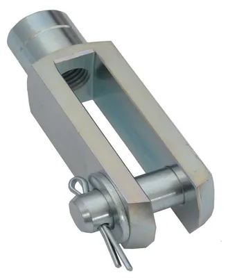 Produktbild von 50 Stück - Gabelkopf M16 - links- 16x64 - DIN71752 mit Splintbolzen