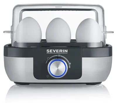 Immagine prodotto di Severin EK 3169 Pentolino per uova 6 uovo/uova 420 W Nero, Acciaio inox