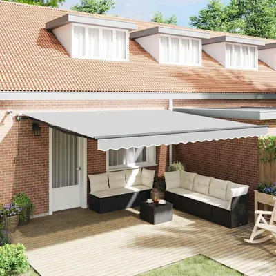 Image de vidaXL Store avec anthracite 4 × 3,5 m métal