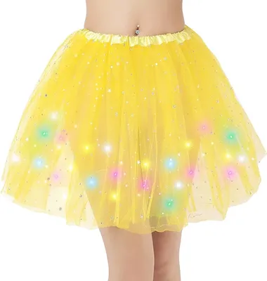 Produktbild von Tüllrock Damen glühen Tütü Erwachsene Teenager Tutu Party Ballett Tanzen Fancy Dress Kostüm