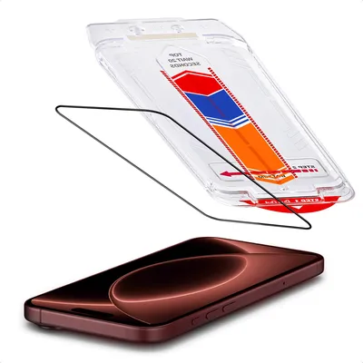 Imagen del producto de Protector de pantalla de vidrio templado con aplicador - 2-pack para Apple iPhone 18 Pro Max / 17 Pro Max